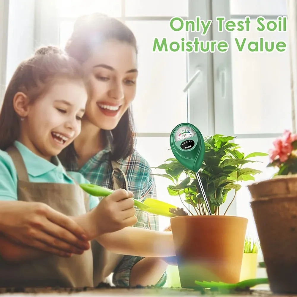 Easy-Read Soil Moisture Meter for Houseplants & Gardens