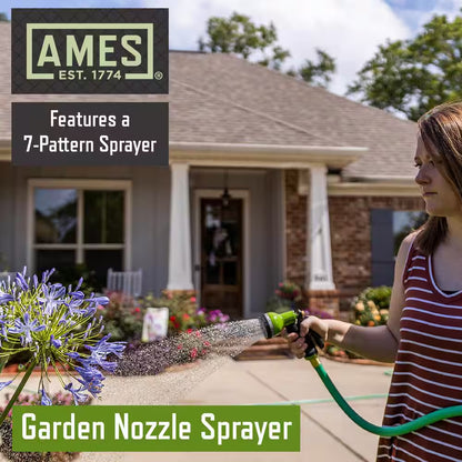 Heavy-Duty 7-Pattern Garden Hose Nozzle Sprayer