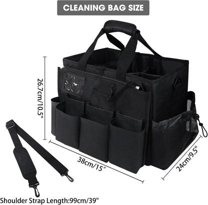 Wearable Cleaning Caddy with Adjustable Compartments