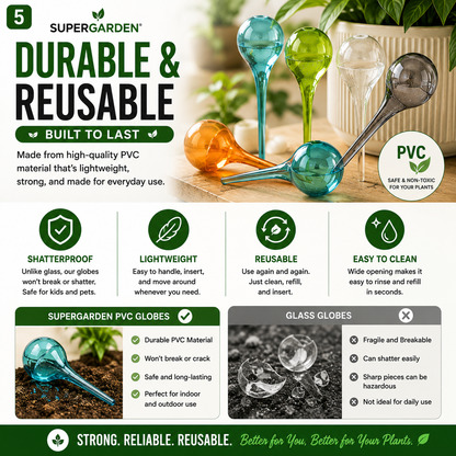 Self-Watering Plant Globes – 10 Piece Set