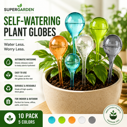 Self-Watering Plant Globes – 10 Piece Set