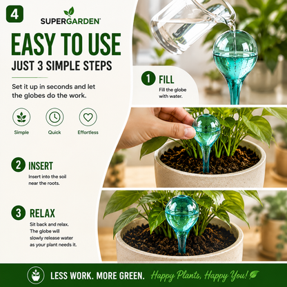 Self-Watering Plant Globes – 10 Piece Set