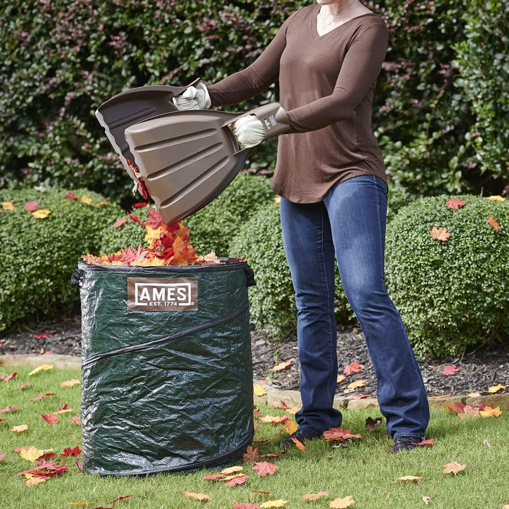 3-Piece Leaf Cleanup Kit with Collapsible Yard Bag & Garden Claws