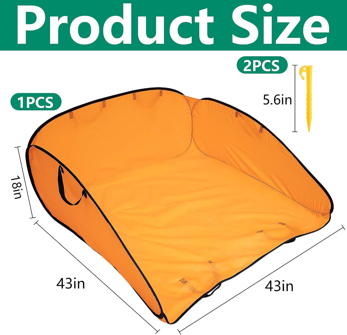 140 Gallon Pop up Leaf Collector, 2 Pcs Foldable Lawn Leaf Dustpan Bag Tool