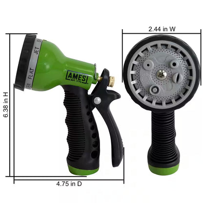 Heavy-Duty 7-Pattern Garden Hose Nozzle Sprayer